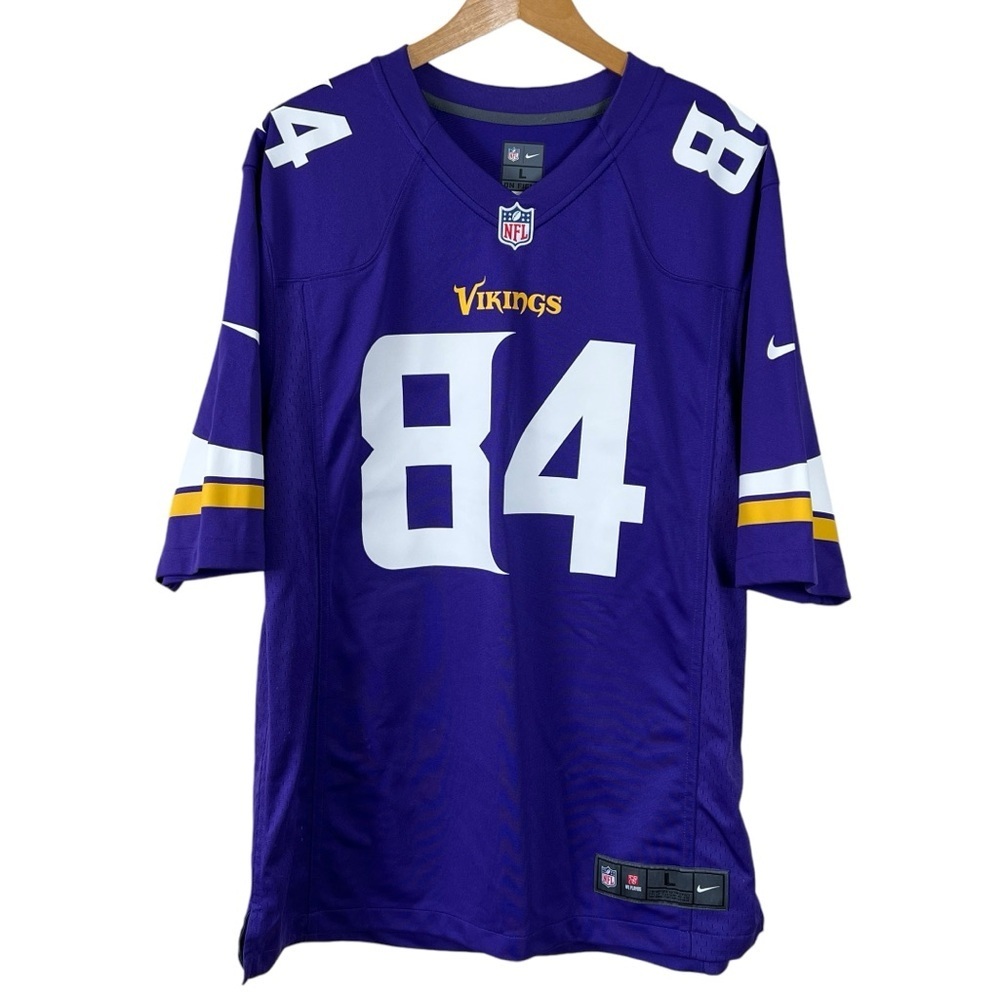 Nike NFL Vikings 84 Cordarrelle Patterson Purple Jersey Mens Unisex Size Large